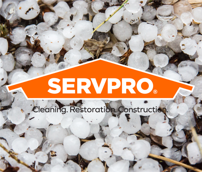 hail with servpro logo