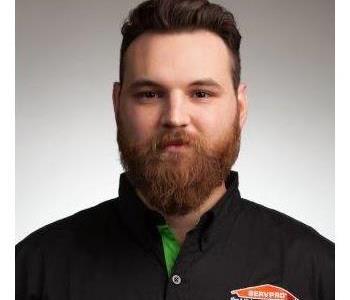 SERVPRO of Southwest Wichita Business Development Manager - male employee with dark hair and beard